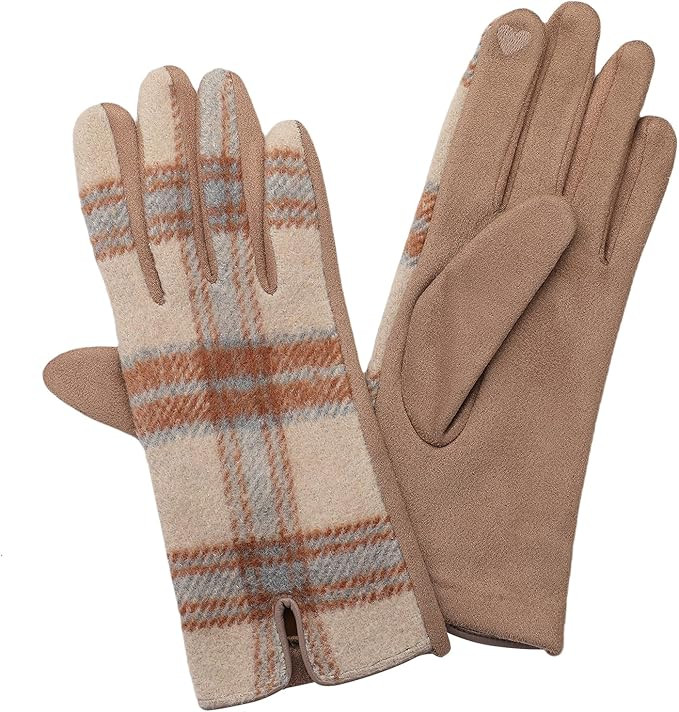 Clothirily Winter Gloves for Women, Touchscreen Winter Gloves Women, Stylish Fleece Lined Warm Wi... | Amazon (US)