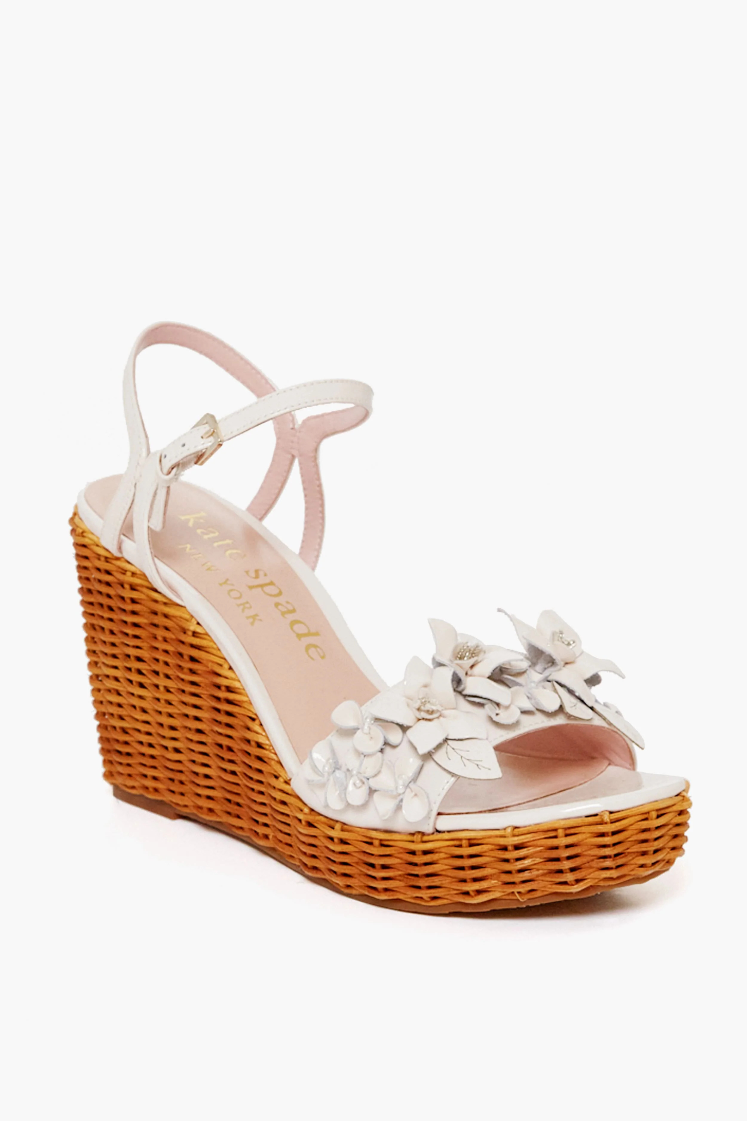 Parchment Fiori Wicker Wedge Sandal | Tuckernuck (US)