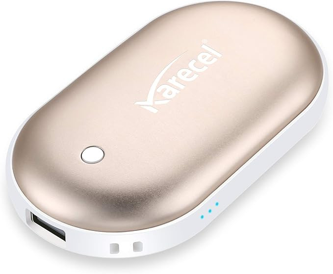 Karecel Rechargeable Hand Warmers, Electric Hand Warmer 5200mAh Powerbank Reusable Handwarmers, P... | Amazon (US)