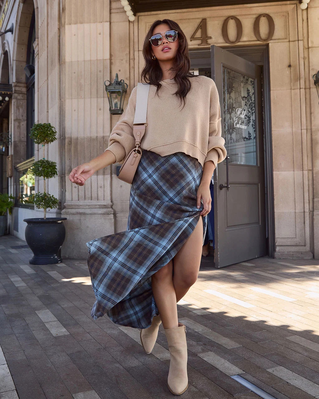 Elouise Cropped Crewneck Sweater | VICI