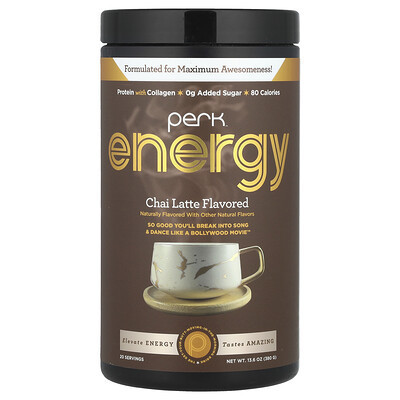 Perk Energy, Chai Latte, 13.6 oz (380 g) | iHerb