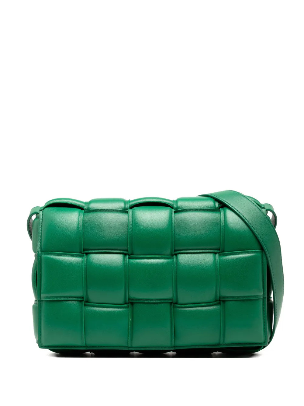 Bottega Veneta Pre-Owned 2012-2025 Nappa Intrecciato Padded Cassette crossbody bag - Green | Farfetch Global
