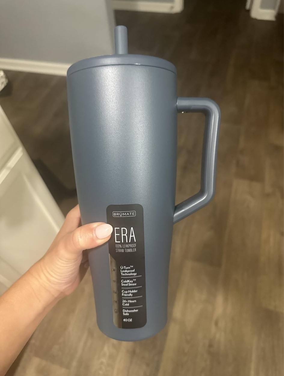 Best water companion 😂 if you ask me. It has a lock at the top for when you’re not drinking to prevent spills, fits perfectly into your car drink holder, and dish washer safe (my biggest concern). Best gift for someone needing an upgraded  tumbler. #brumate #giftguide #blackfriday #cybermonday 

#LTKGiftGuide #LTKHoliday #LTKCyberWeek