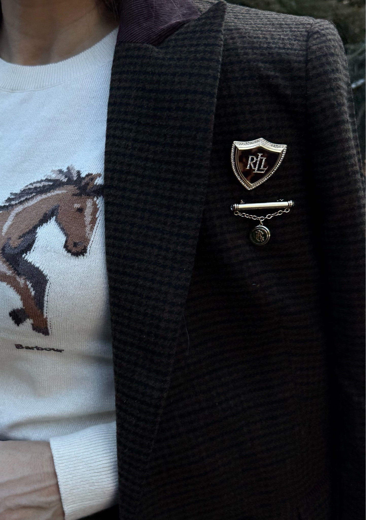 Eeekk! I’m freaking over this blazer and these stunning brooches (& the horse sweater?! Omg!! Yesss!)

#LTKgrwm #LTKootd #LTKdayinmylife