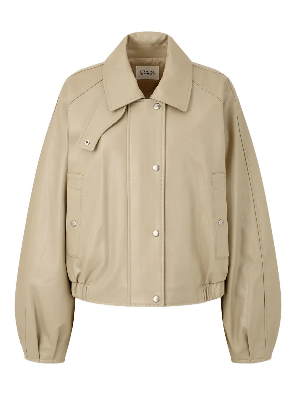 TOMBOY spread-collar jacket - Neutrals | Farfetch Global
