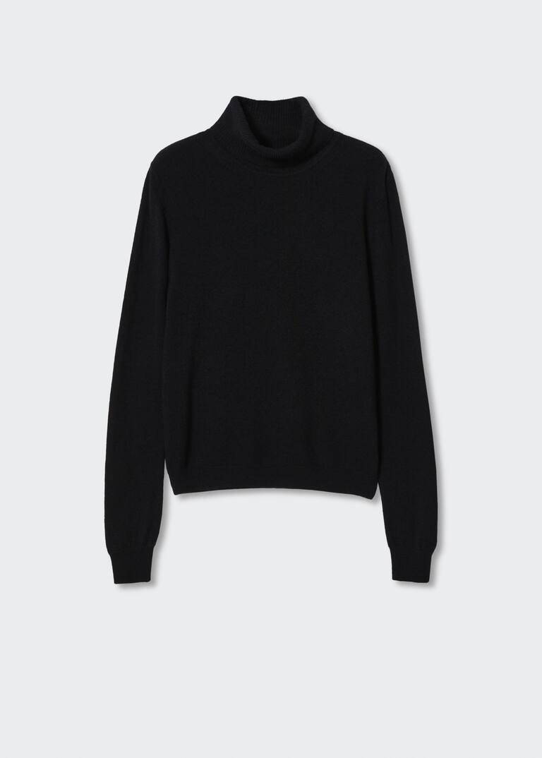 Turtleneck knitted sweater -  Women | Mango United Kingdom | MANGO (UK)