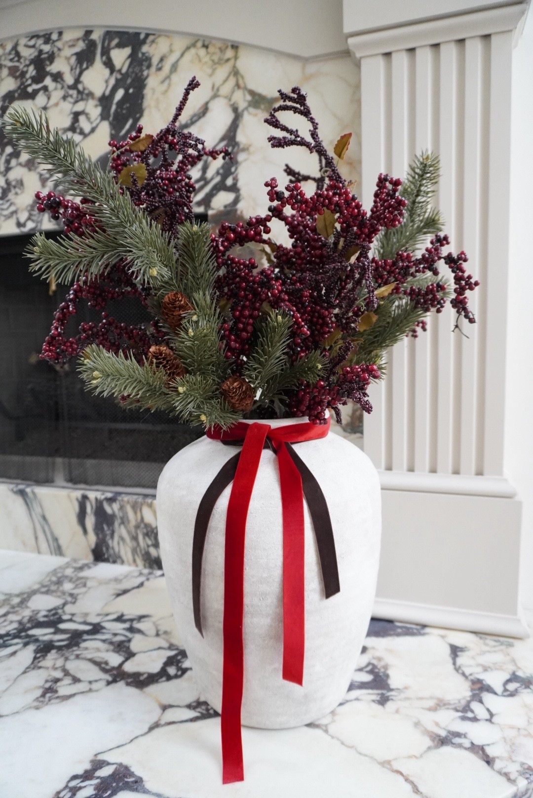 Getting ready for Christmas little by little 🎄
All the products are from Michael’s (linked on my LTK). The vase is from Hobby Lobby, but since they don’t have a link, I found a similar one from Michael’s for you! I’m obsessed with how this turned out — whoever started the ribbon-around-the-vase trend is a genius 

#LTKHoliday #LTKSeasonal #LTKHome