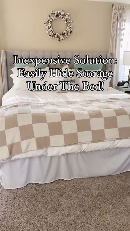 I really hate seeing the stuff we store under the bed! 🫣❌

Do you have a hard time hiding the junk you store under the bed like me? 

I’ve found a game changer - a simple bed skirt and it’s less than $13! 

Now, this is not your mother’s bed skirt. I remember really ruffled and floofy bed skirts when I was a kid. So grateful to have found a simple and chic one that compliments my bedroom nicely. 

This tiny addition from Amazon has successfully hidden my adjustable bed frame, giving my bedroom a refined look. 

Complete your bedroom’s look with our checkered throw blanket, euro pillows, boho bedding, and a plush, tufted headboard. 

Interior inspo | bedroom | bedroom decor | Amazon finds | bedroom decorating | storage and organizing | under bed storage | storage solution | bed skirt 

#beddingdecor #BohoFarmhouse #whitebedding #bohoduvet #bedskirt

#LTKhome #LTKsalealert