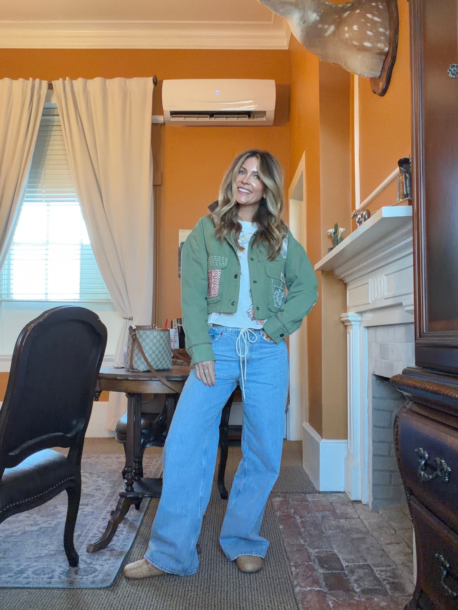 Yesterday’s outfit! 
Free people jacket
Abercrombie jeans
Anthropologie tshirt 
Coach mules 

#LTKootd #LTKOver40 #LTKPetite