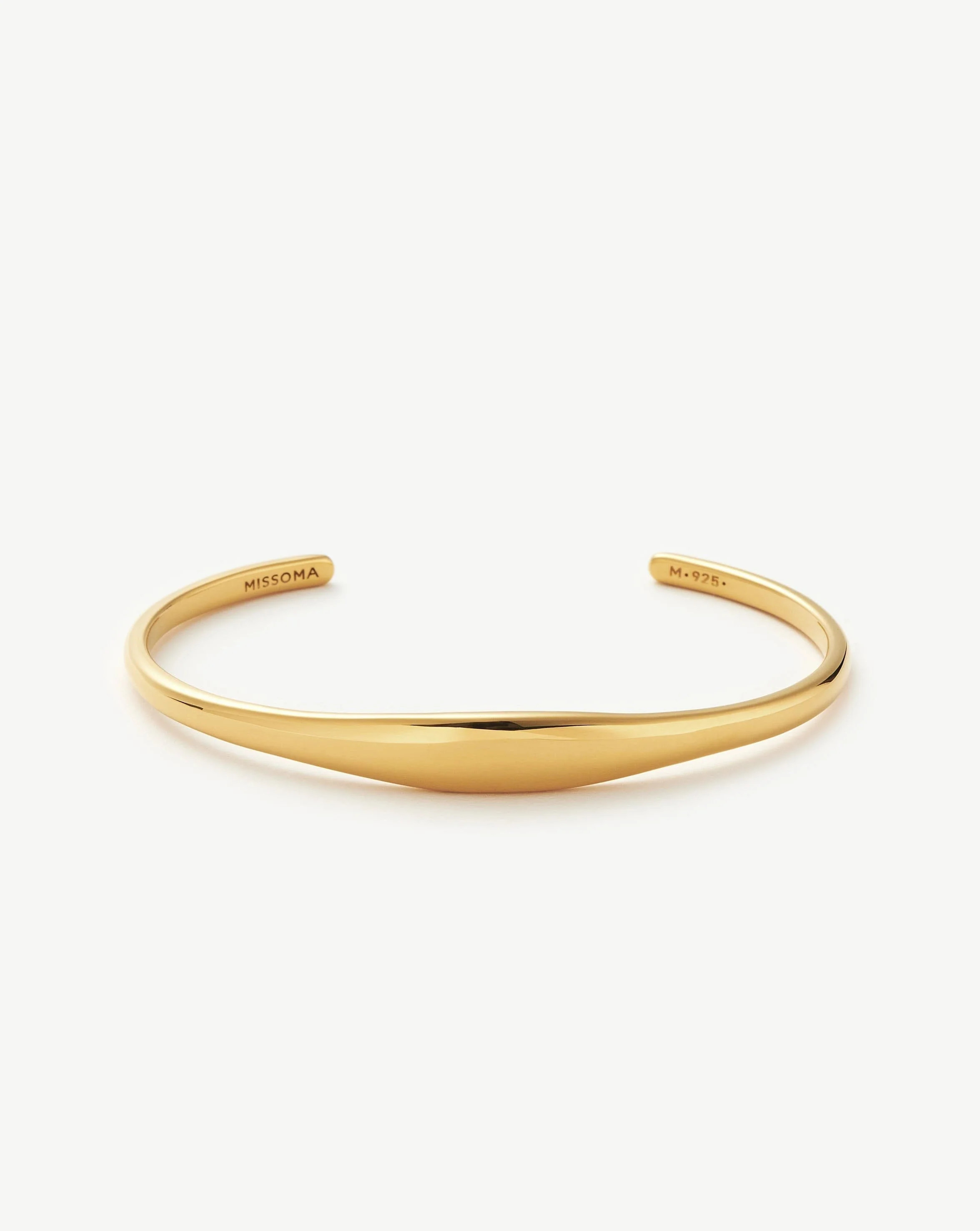 Classic Cuff Bracelet | 18ct Gold Vermeil | Missoma UK