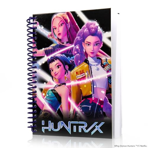 KPop Demon Hunters™ Journal – Huntr/x Edition, 100 Lined Pages, Notebook Measures 5.8 x 8.3, Official K Pop Demon Hunters Merch for K-Pop Fans, Students, Teens | Amazon (US)