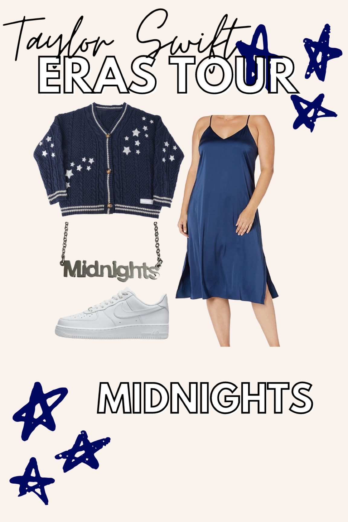 Navy blue & starry sparkle… the Midnights era by Taylor Swift.💙✨ My favorite era so far! 

This cardigan looks like THE cardigan from Red (Taylor’s Version) or folklore / evermore. But this one isn’t sold out! The Swifties already know the struggle.🙃

I can only hope Taylor Swift merch restocks cardigans for each album, but in the meantime, get this one ready for the cozy winter Midnights, happy holidays season ahead of us. ✨

#LTKHoliday #LTKstyletip #LTKSeasonal