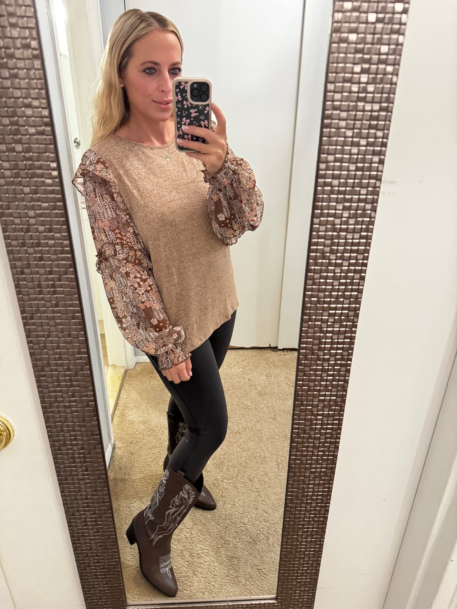 Fall outfit. Neutral outfit. Boots 

#LTKMidsize #LTKSeasonal #LTKFindsUnder50