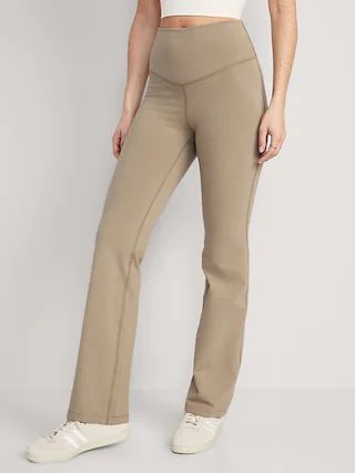 Extra High-Waisted PowerChill Hidden-Pocket Slim Boot-Cut Pants for Women | Old Navy (US)