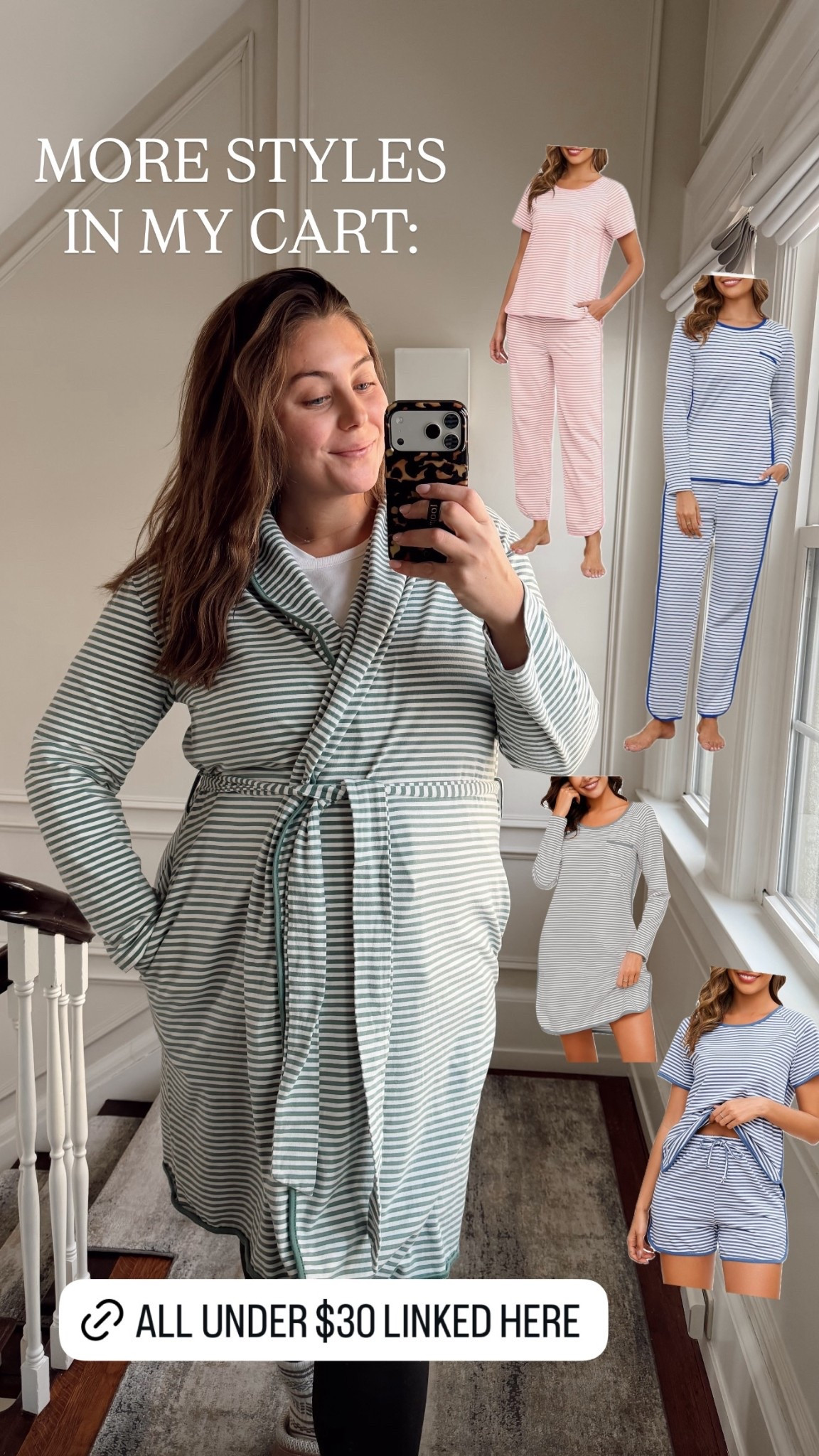 MORE STYLES IN MY CART: all under $30, wearing size XXL in robe. 

#LTKmomlife #LTKselfcare #LTKMidsize