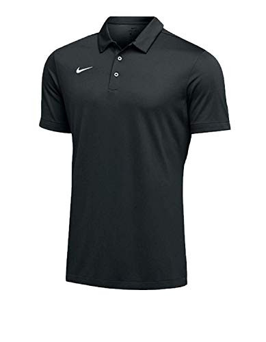 Nike Mens Dri-FIT Short Sleeve Polo Shirt (Black, Small) | Amazon (US)
