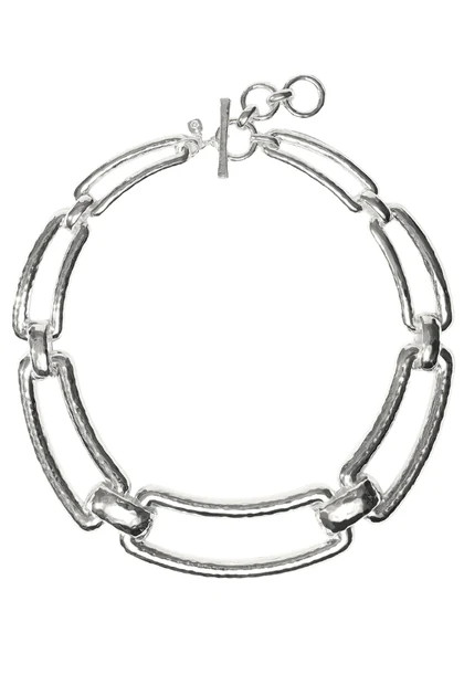 Julie Vos Sahara Silver Collar Necklace | The Willow Tree