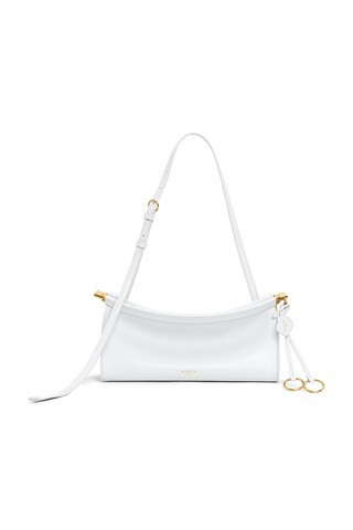 ALAÏA Small East West Bag in Blanc Optique - White. Size all. | FWRD 