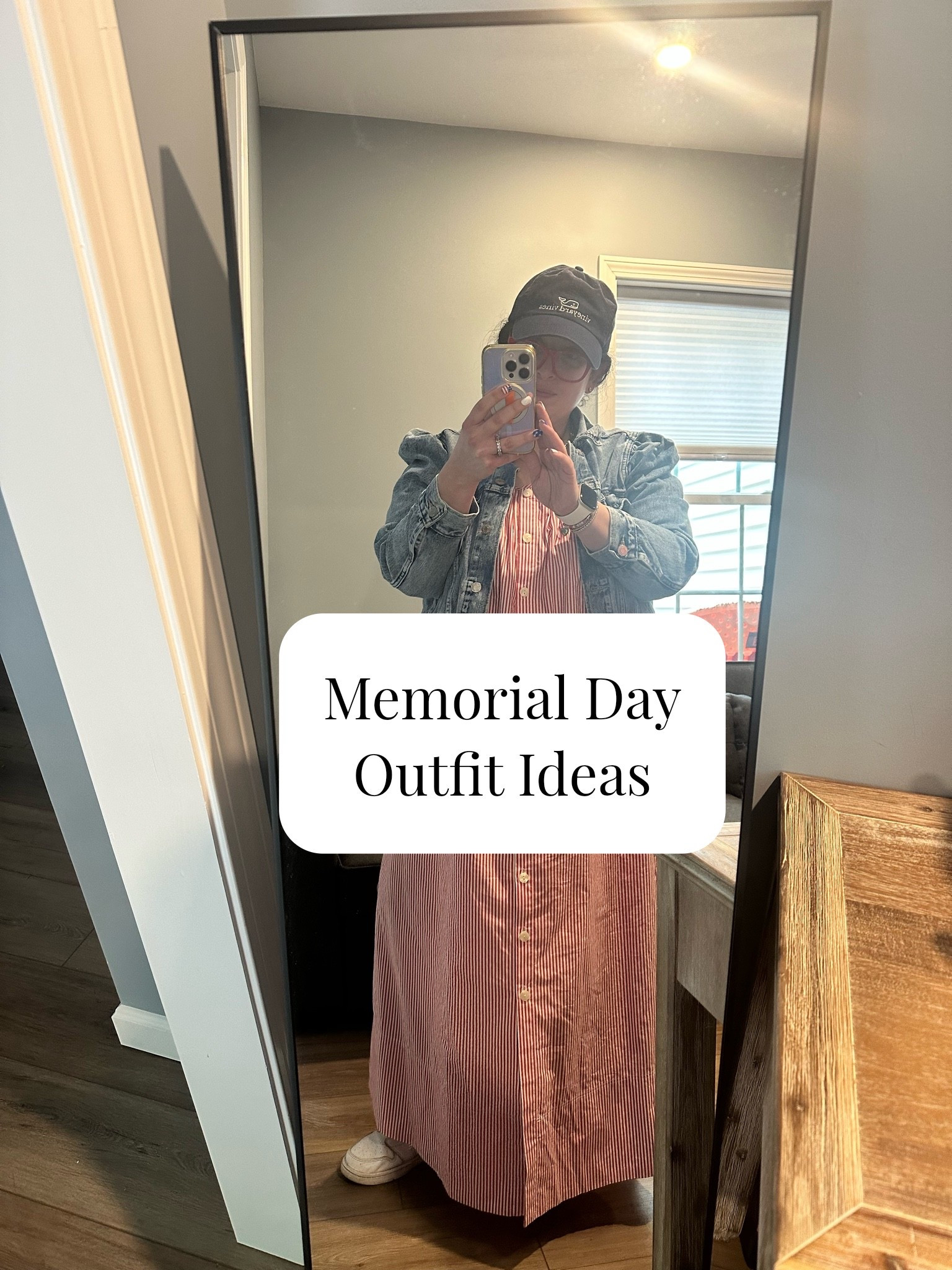 The dress is old J.Crew.
The jacket is old.
Honestly most of this outfit is old 😂

But I did grab a few new accessories and outfit pieces for this weekend because Memorial Day fully crept up on me this year.

Sharing some easy Memorial Day outfit ideas, accessories, and last-minute finds that can still arrive quickly or be picked up in-store.

Share this with your last-minute shopping friend
Follow me for daily finds + real life in between

Memorial Day outfits | Memorial Day accessories | Memorial Day weekend outfit ideas | casual summer outfits | red white and blue outfits | summer accessories women | backyard BBQ outfit ideas | Target style finds | Walmart fashion finds | denim jacket outfits

#MemorialDayOutfits #SummerStyle #WeekendOutfits #CasualStyle

#LTKootd #LTKSeasonal #LTKSaleAlert