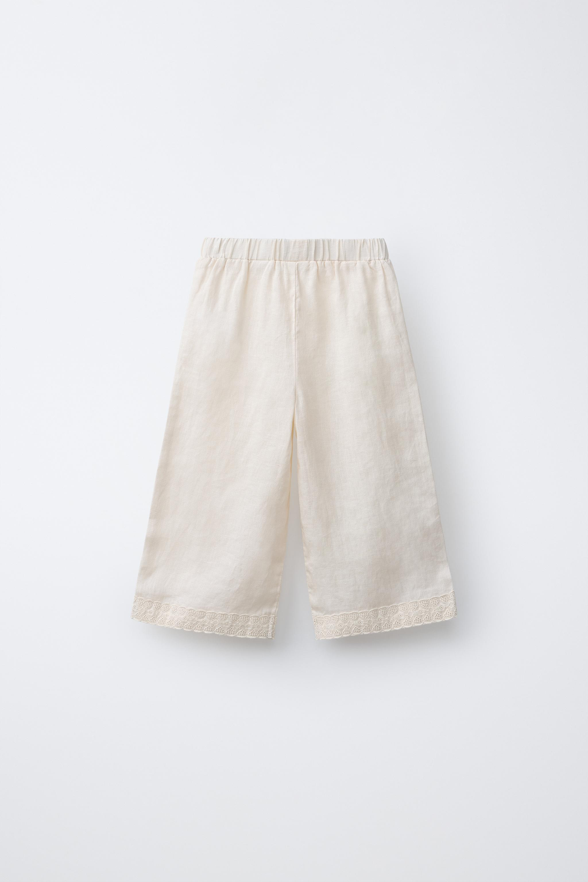 EMBROIDERED LEMON GINGHAM CULOTTES CASA LAWA X ZARA KIDS | Zara US