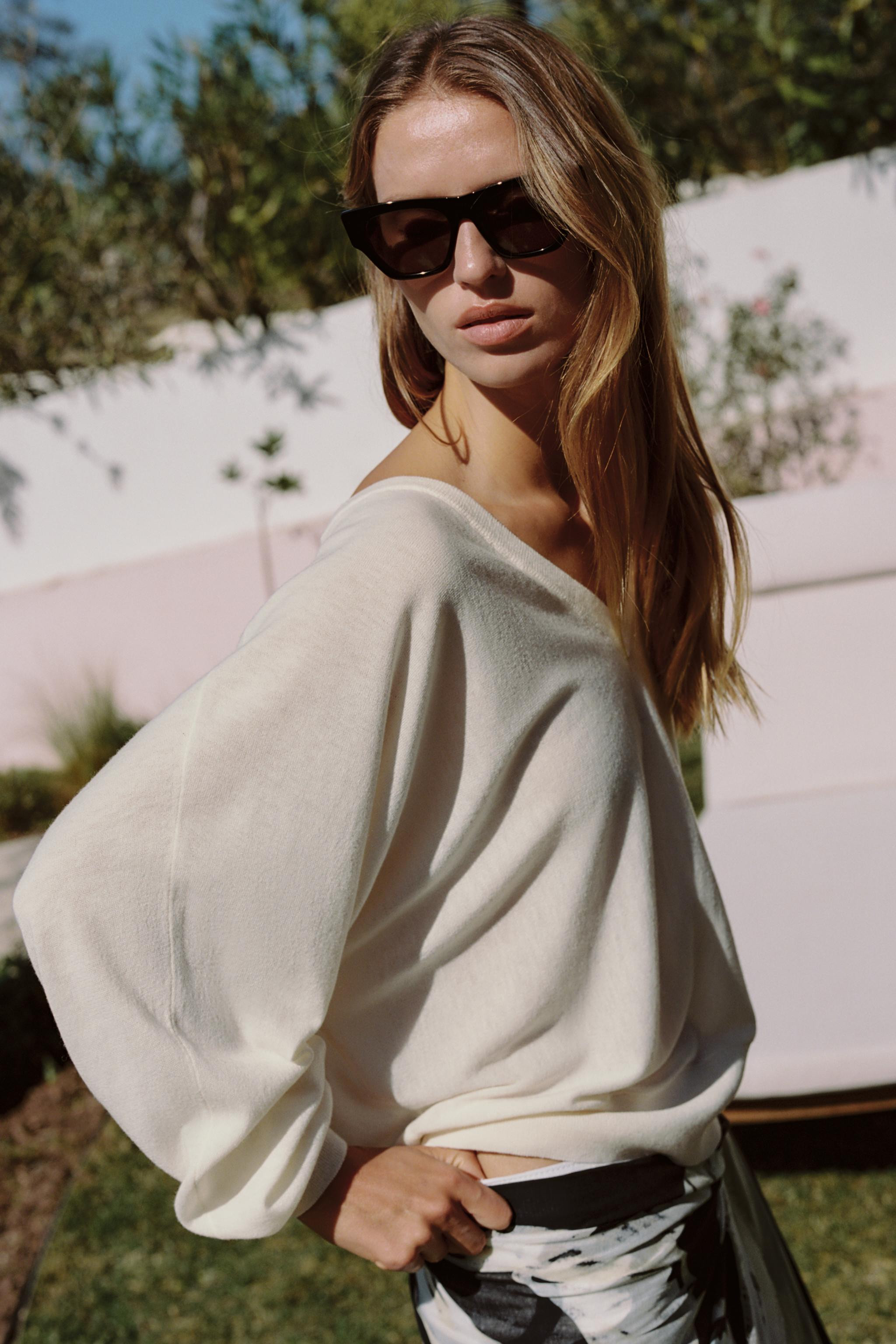 KNIT V-NECK JUMPER | Zara UK