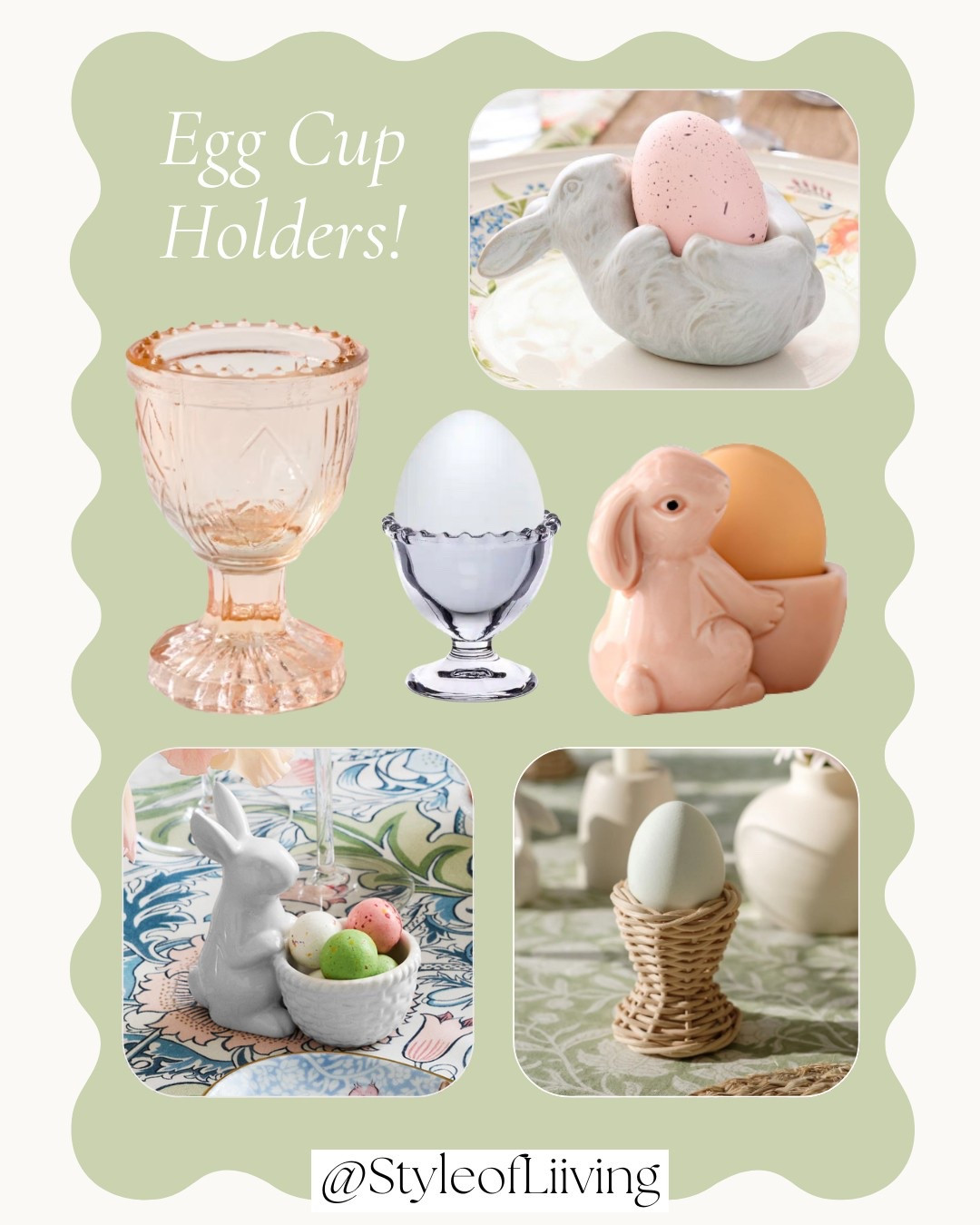 Easter egg cup holders! Serveware.

#LTKHome #LTKFindsUnder100 #LTKSeasonal