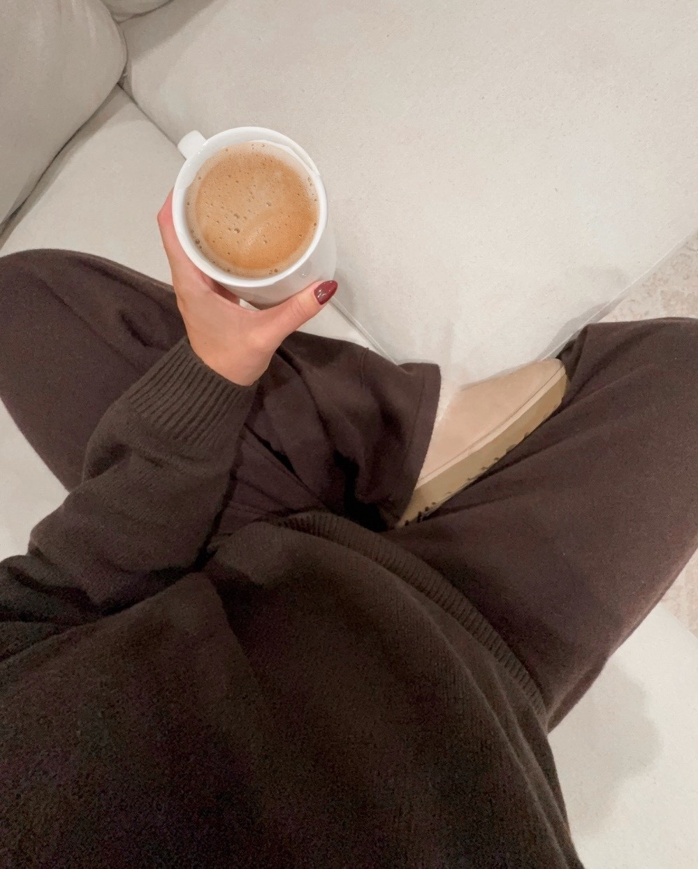 Cozy coffee mornings ✨ Nothing better than a warm latte, a good book, and soft lounge sets that feel like a hug. Linking my exact loungewear, slippers, and coffee mug so you can recreate this cozy vibe at home. #LTKhome #LTKstyle #coffeetime #fallcozy

#LTKsale #LTKwinter #LTKcanada