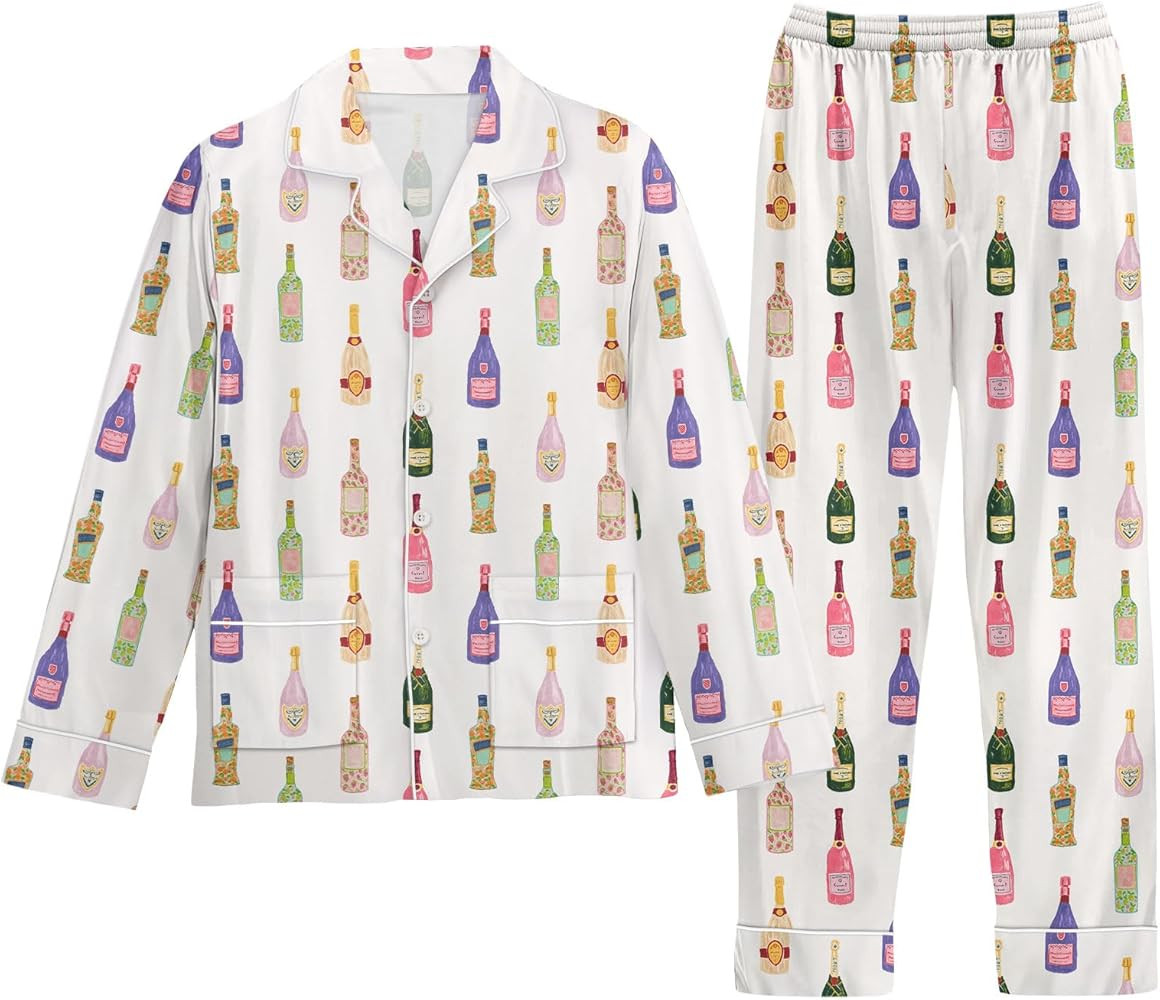 Unisex Ultra Soft Pajama Set, Winter Christmas Pajamas, Soft Warm Matching Sleepwear Gift for Wom... | Amazon (US)