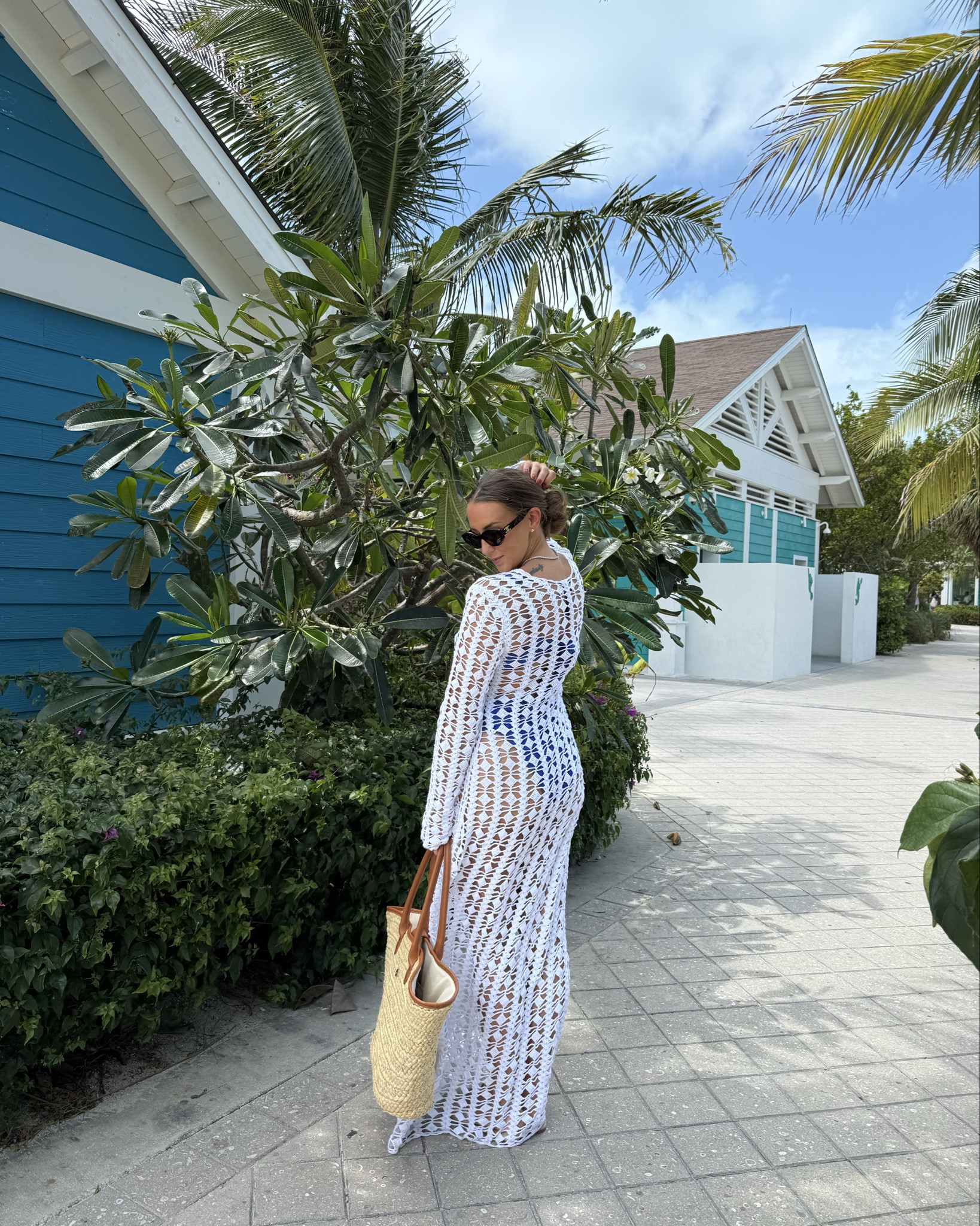 Knit swim cover up from Beach Riot ☀️ 

It is a little long, I’m 5’8 and it was dragging on the ground! Wearing a size large 

#LTKStyleTip #LTKSeasonal #LTKSwim