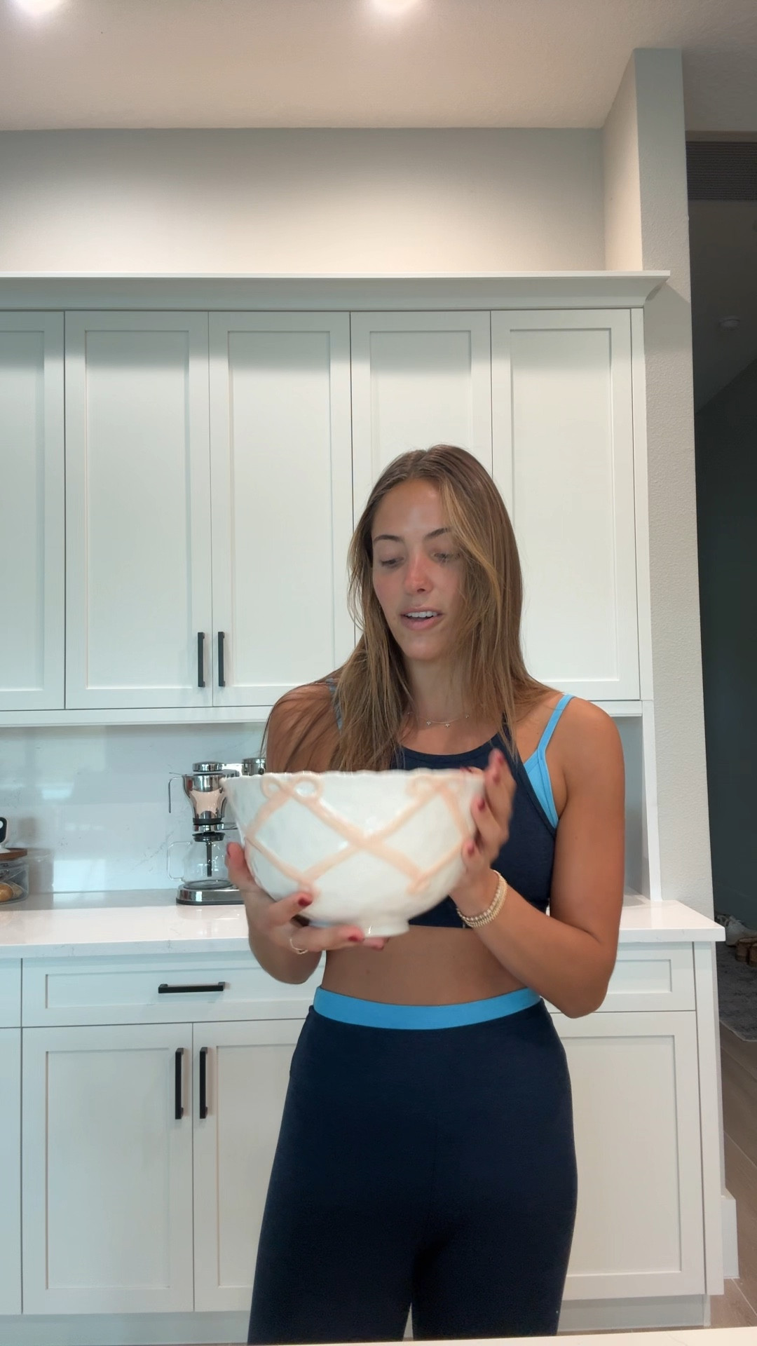 Sunday Haul!!!🩵 This set from Beyond Yoga is MY FAVORITE and I wear a small in both!  

Today is the last day to get 25% off my everyday earrings! And also I think this bowl from Anthropologie would be so cute to gift— the red is on sale now ❤️

#LTKHoliday #LTKGiftGuide #LTKootd