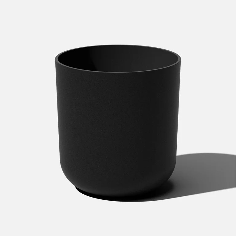 Veradek Mason Series Kona 20" Plastic-Stone Planter - Black | Walmart (US)