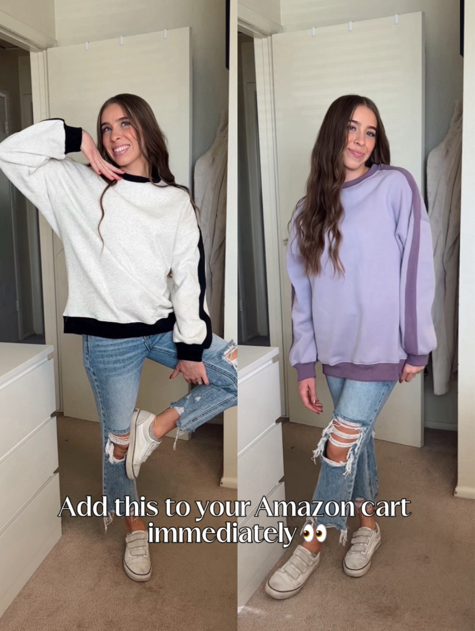 Trust me when I tell you that you need this Amazon crew neck!! So soft and comes in some other cute colors!! 

Amazon fashion, Amazon find, Amazon must have, Amazon influencer, Amazon try on, affordable fashion, crew neck outfit 

#LTKFindsUnder50 #LTKStyleTip #LTKxPrimeDay