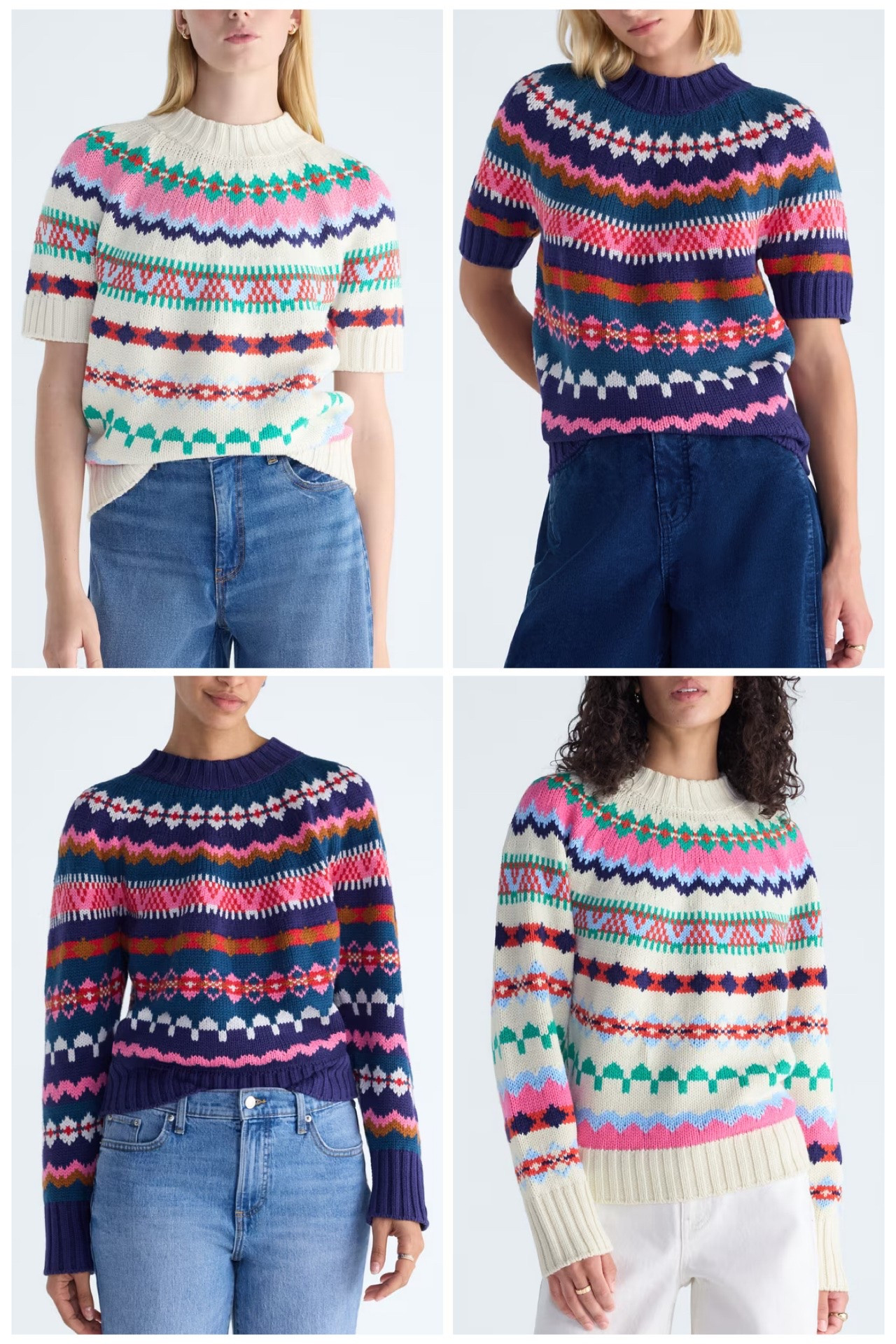 The cutest fair isle sweater from Walmart is online now!