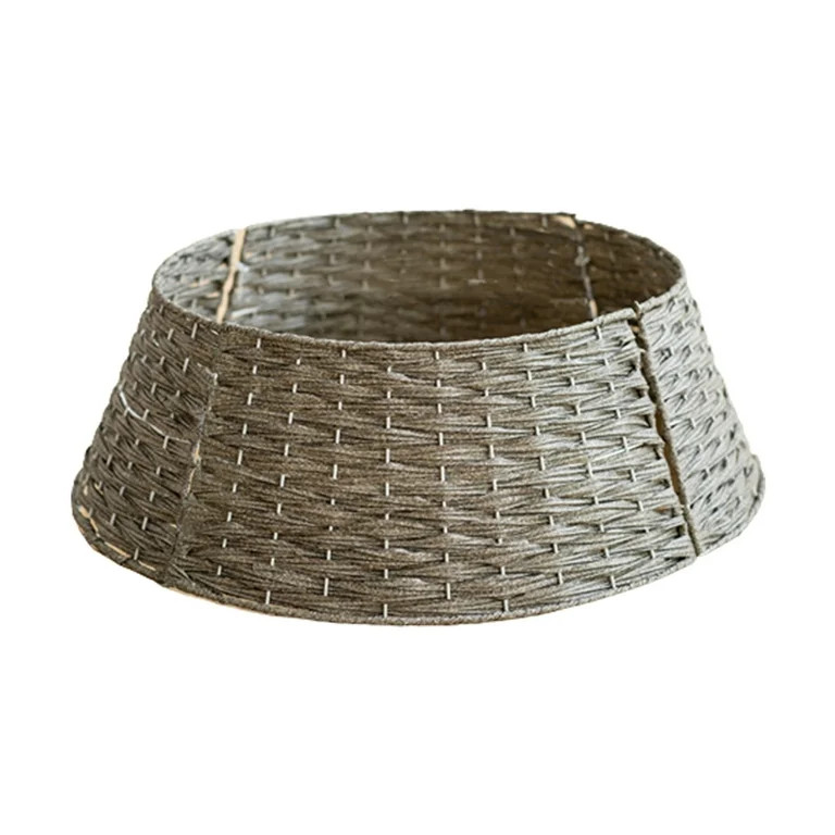 OOKWE Christmas Tree Skirt Retro Round Basket Xmas Trees Foot Decor Collar for Home Festival Part... | Walmart (US)