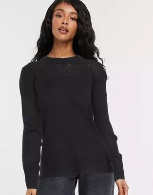 New Look crew neck sweater in black | ASOS (Global)