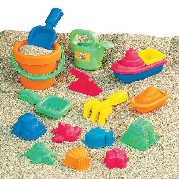 Small World Toys 15-piece Sand Toy Assortment | Bed Bath & Beyond
