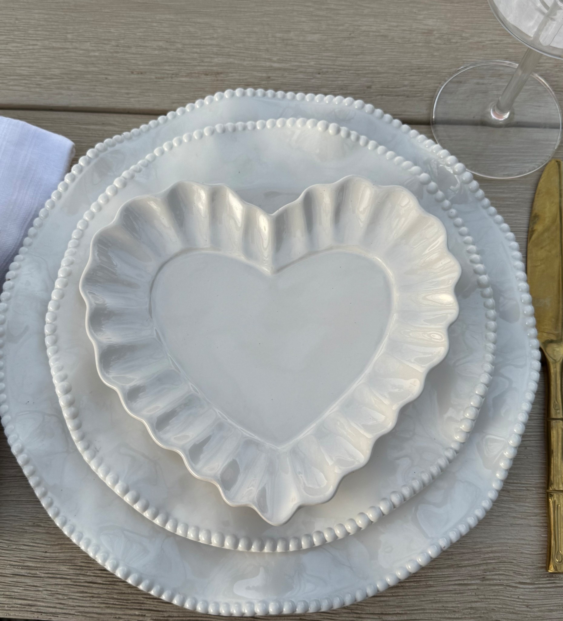 I love this gorgeous Valentine’s Day table setting! These pretty Pottery Barn heart shaped plates and melamine plates from Wayfair are ideal for a Valentine’s Day dinner, a Galentine’s day party, an engagement party, a Valentine’s brunch and more!! ❤️ 

#LTKHome #LTKFindsUnder50 #LTKFindsUnder100