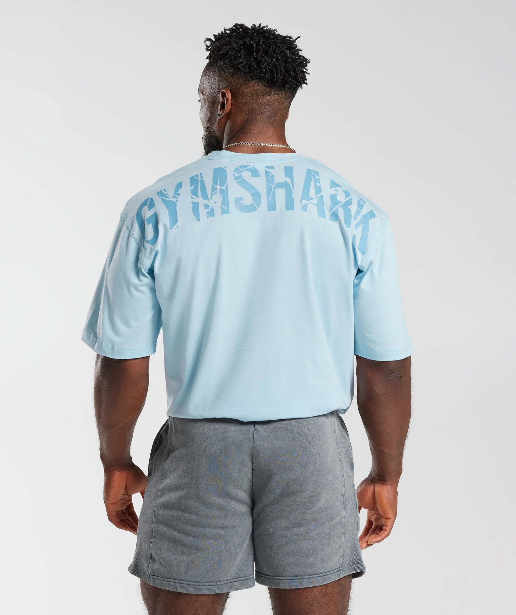 Gymshark Power T-Shirt - Skyline Blue | Gymshark CA