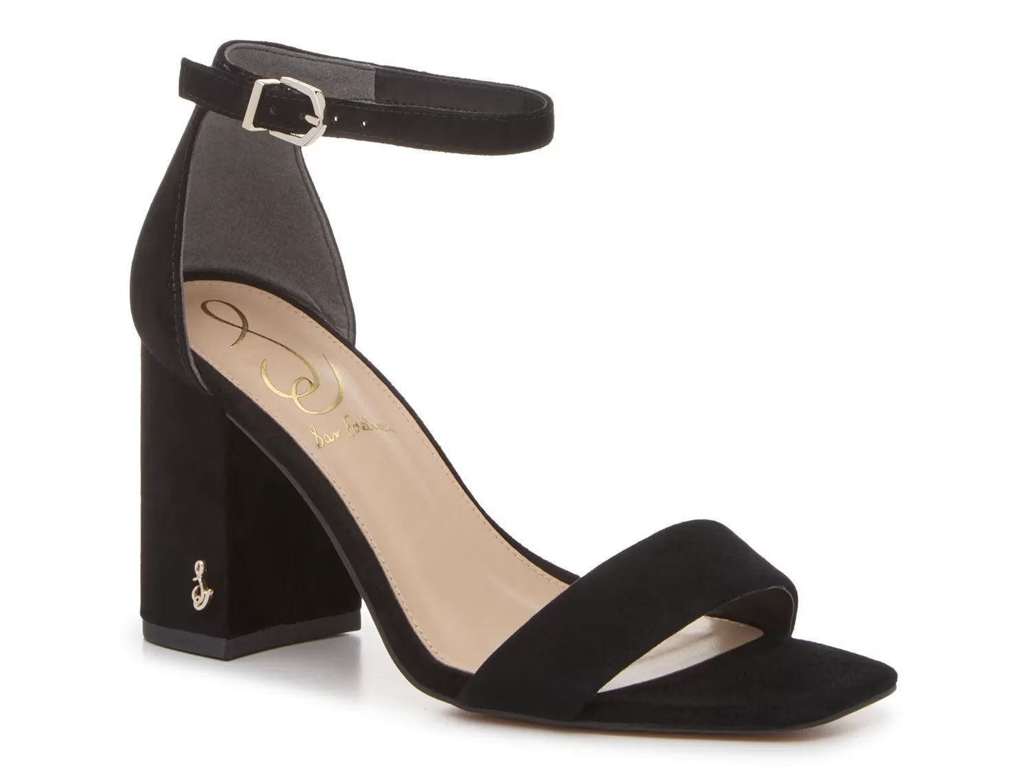 Sam Edelman Daniella Sandal | Women's | Black Suede | Size 11 | Heels | Sandals | Ankle Strap | DSW