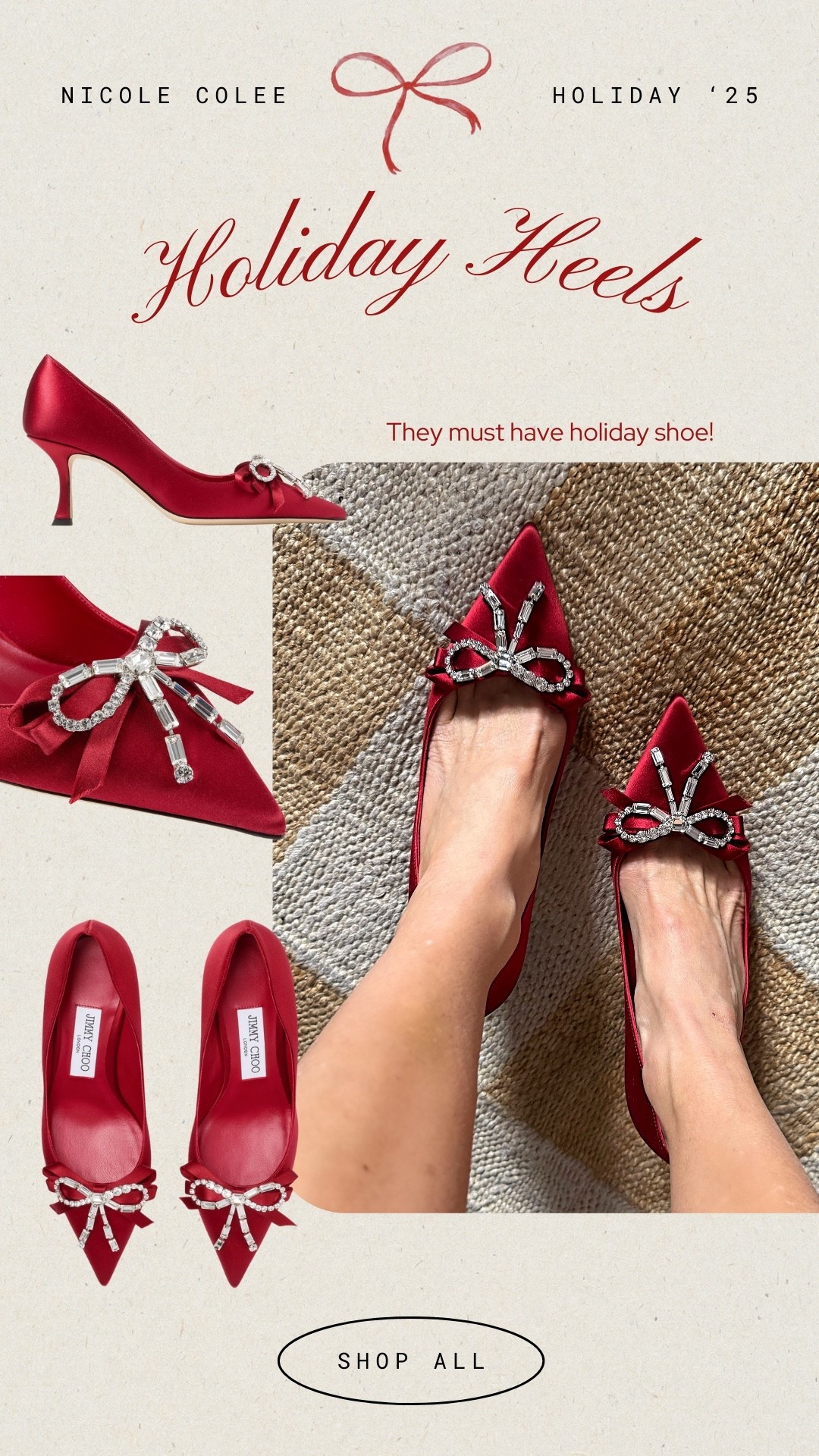 They must have holiday shoe of the season!

Jimmy Choo, Nicole Colee, holiday shoes

#LTKHoliday #LTKSeasonal #LTKGiftGuide