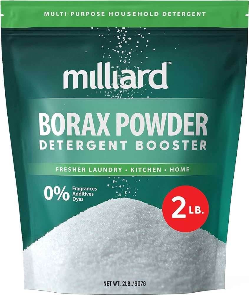 Amazon.com: Milliard Borax Powder - Pure Multipurpose Cleaning Agent, Laundry Detergent Booster (... | Amazon (US)