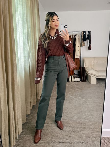 Wearing size 24 in dark green for the jeans!

vacation outfits, travel outfit, fall outfit, Nashville outfit, everyday outfit, on the go outfit, fall outfit inspo, Gilmore girls, teacher outfits, 

#LTKSeasonal #LTKworkwear #LTKtravel