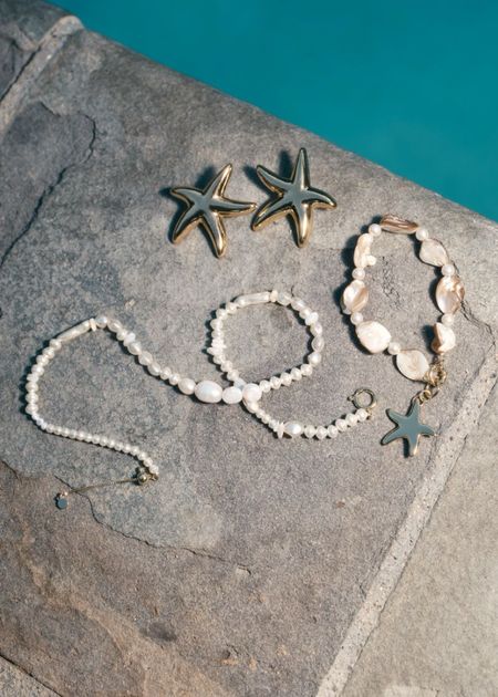 Beach jewellery from & Other Stories 🐚🐚
Holiday outfits | Packing list | Poolside outfit ideas | Shell necklace | Starfish earrings | Shell bracelet | Beaded 

#LTKsummer #LTKswimwear #LTKeurope