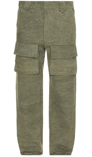 Canvas Cargo Pants Green in Vintage Green | Revolve Clothing (Global)