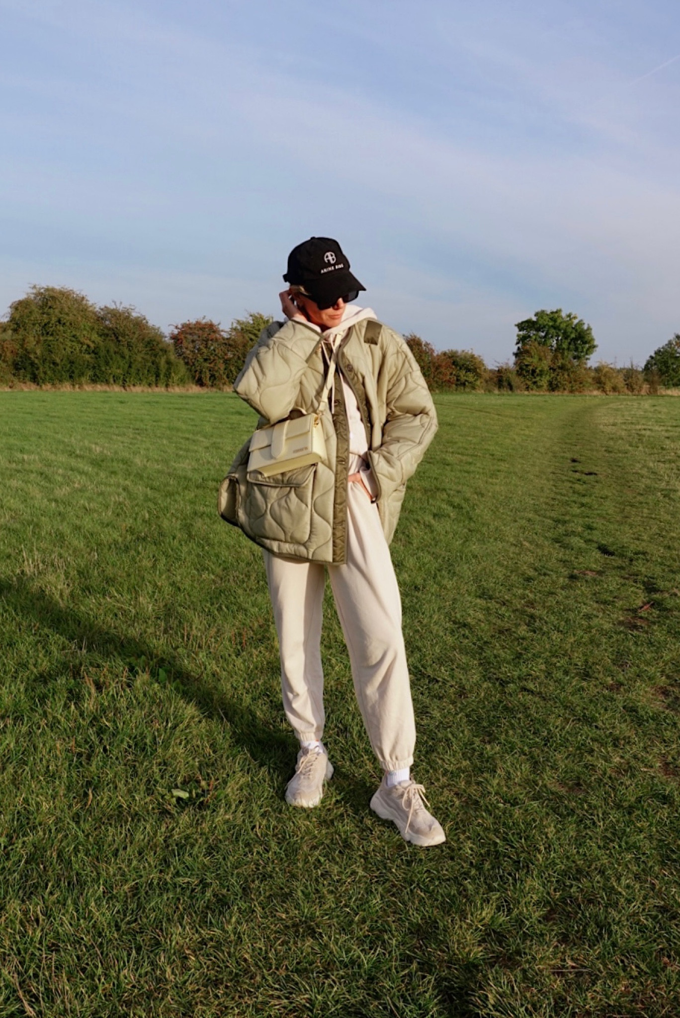 Quilted jacket 
Anine Bing hat
Frankie shop
Neutrals 
Coat 

#LTKeurope #LTKSeasonal #LTKstyletip