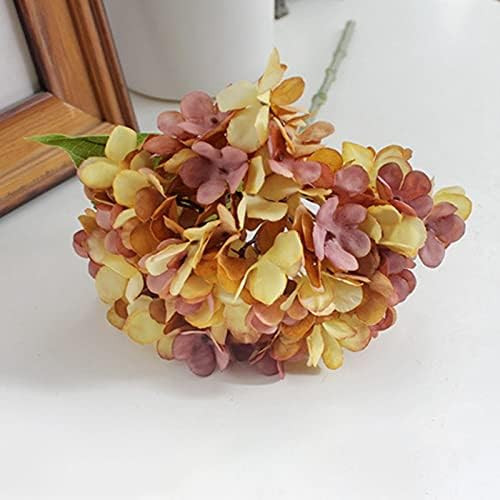 Artificial Flowers Silk Hydrangea Vase for Home Decoration Accessories Wedding Decorative Fake Pl... | Amazon (US)