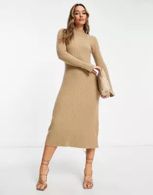 & Other Stories knitted maxi dress in beige | ASOS (Global)