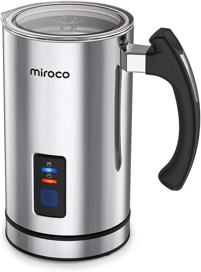 Miroco Milk Frother, Electric Milk Steamer Stainless Steel, Automatic Hot and Cold Milk Frother W... | Amazon (US)