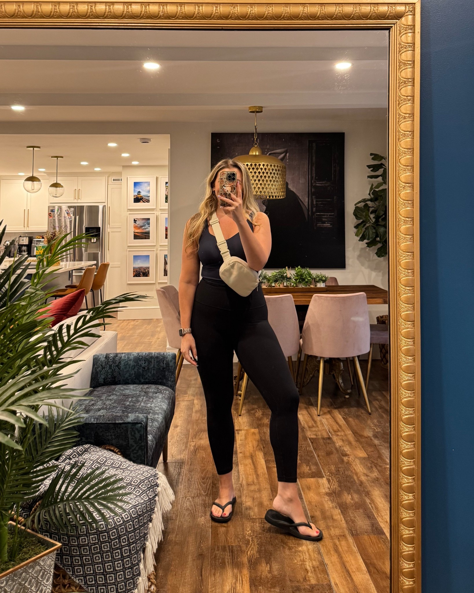 Wearing a large in both. My fav workout clothes & flip flops.

#LTKFindsUnder50 #LTKActive #LTKMidsize