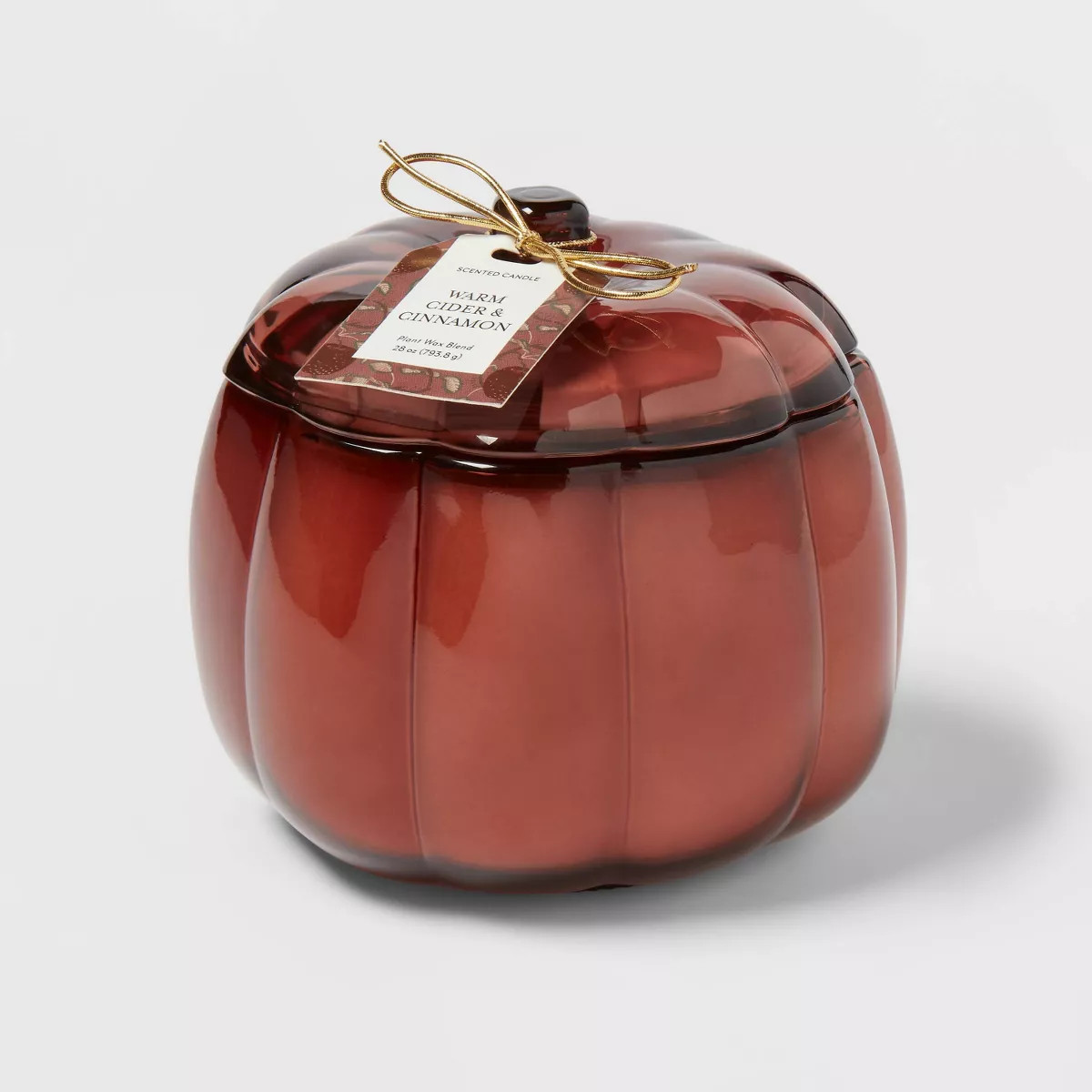 Glass Figural Pumpkin Warm Cider and Cinnamon - Threshold™ | Target